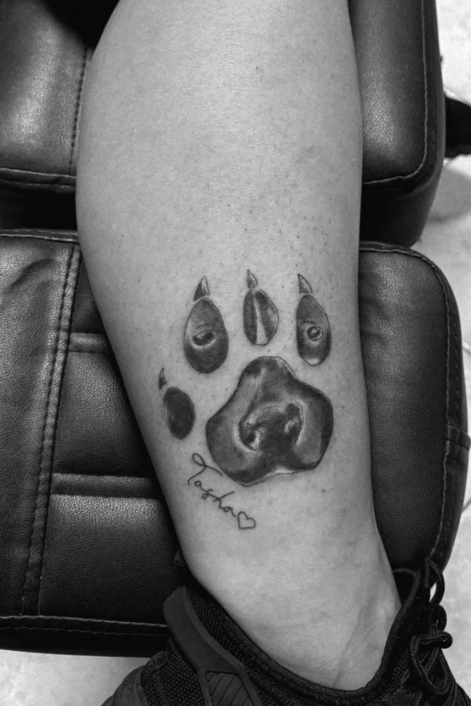 Portofoliu tatuaj picior salon de tatuaje Pantera Tattoo Bucuresti Sector 3